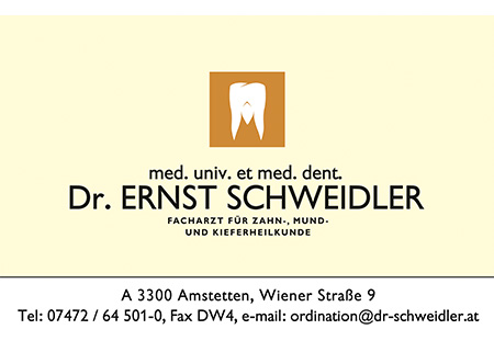 Dr. Ernst Schweidler